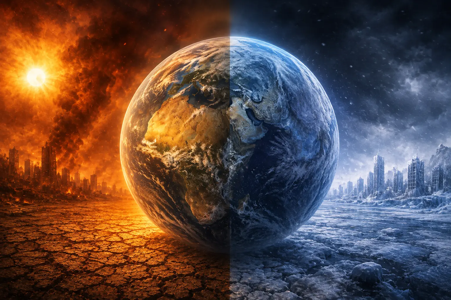 Realistic editorial illustration about What If Earth Stopped Spinning A Step-by-Step Physical Explanation