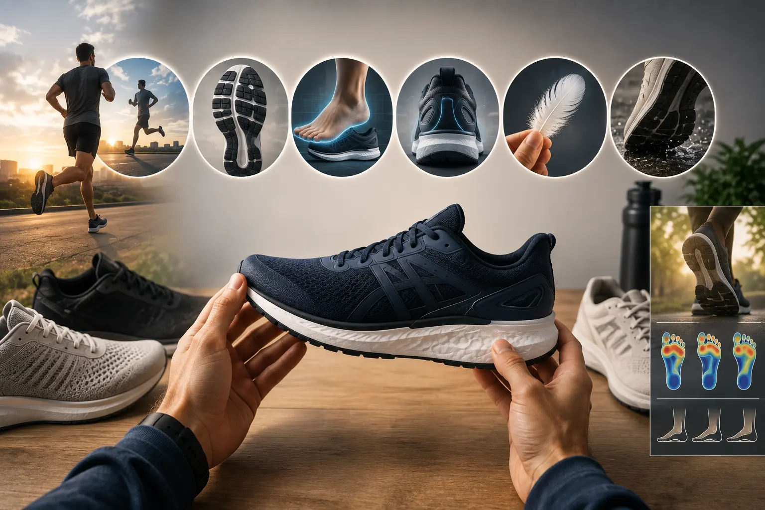Ilustración relacionada con cómo elegir zapatillas deportivas